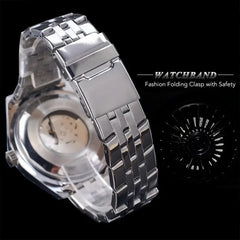 High-End Men's Watches Are a Stylish and Functionally Practical Mechanical Timepiece Made of Stainless Steel, Featuring a Hollow Design and a Large Dial. Its Attractive Appearance Makes It Suitable for Everyday Gifts, and It