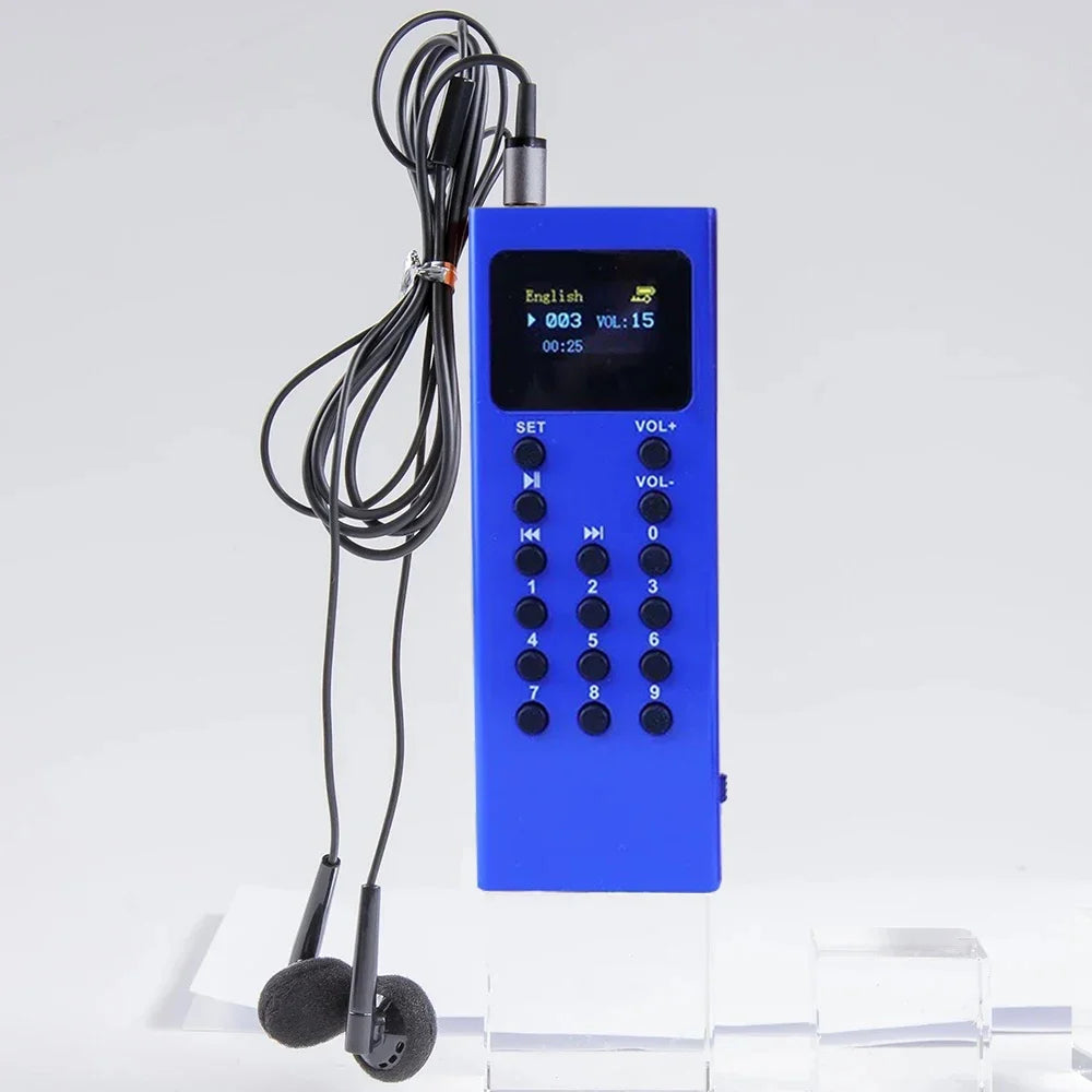 Audio Guide System For Museum Exhibition Tourism Scenic Spot Travel Agency Audio Guide MP3 Player Set 16GB Device 43 Languages