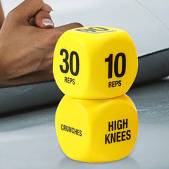 Fitness Exercise Dice Funny Gym Exercise Dice Game High Strength Training Equipment  for Stilt Jumps and Push-ups Home Gym