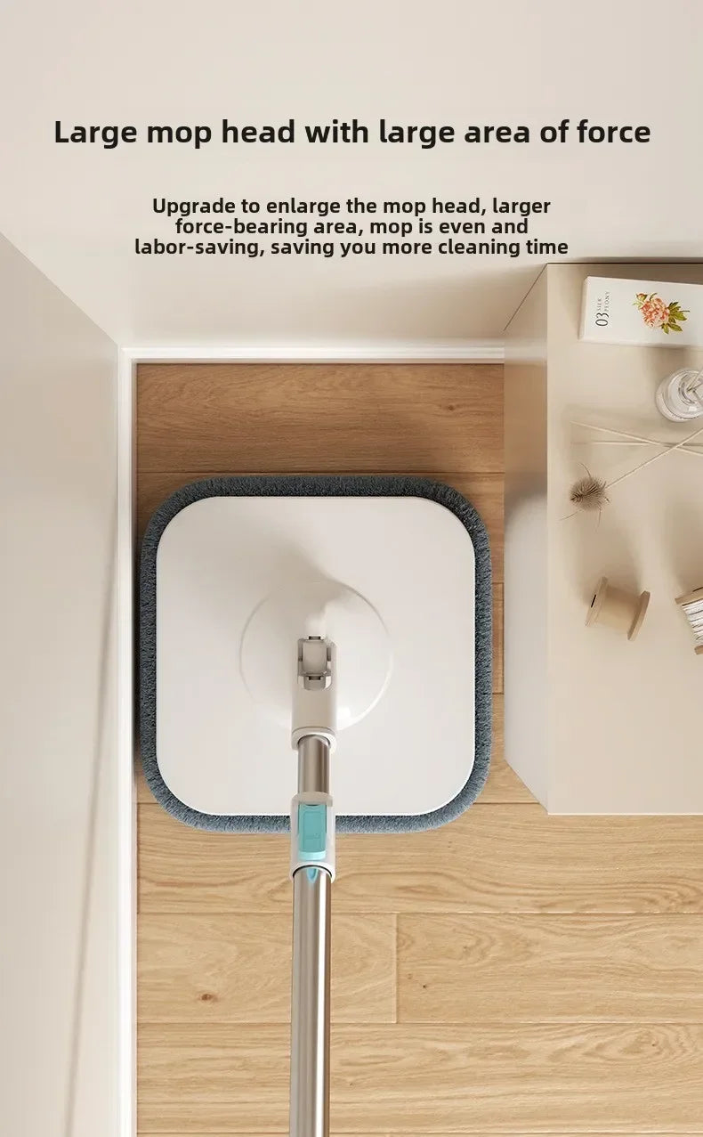 Clean and Dirty Water Separation Rotary Mop, No Need for Manual Cleaning, Quickly and Neatly Completes Home Cleaning
