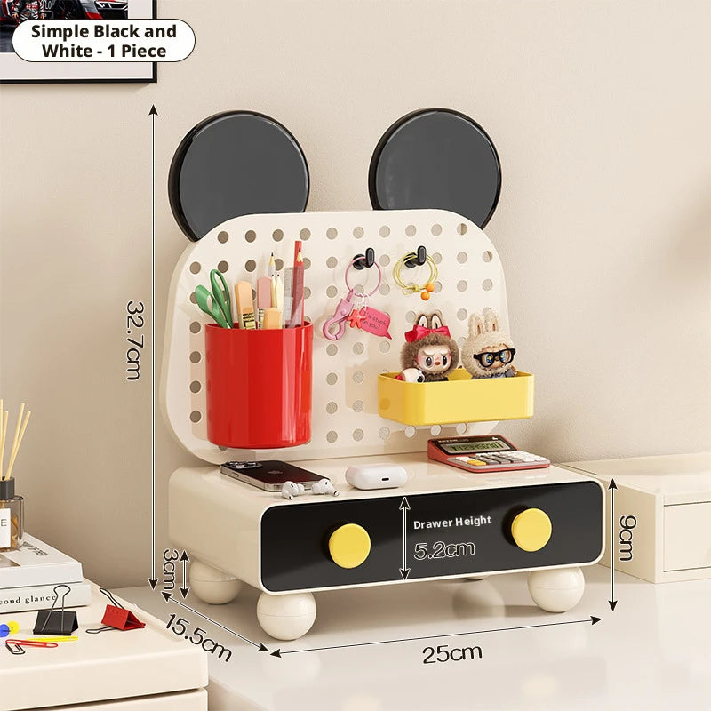 Desktop storage box and shelf,  for organizing keys and miscellaneous items in the entryway,cute and stylish, office desk, dormi