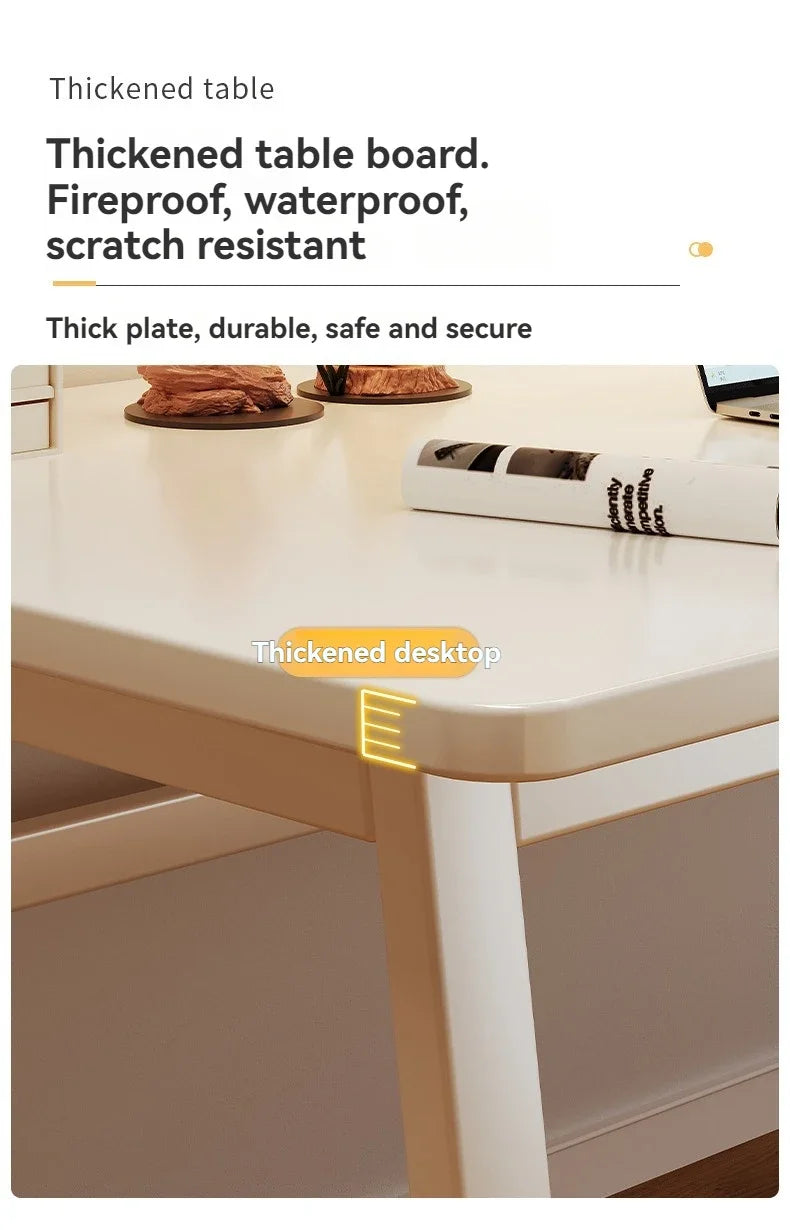 Desk for home use, student writing desk, study desk, small layout, minimalist office desk, bedroom desk, minimalist style, compu