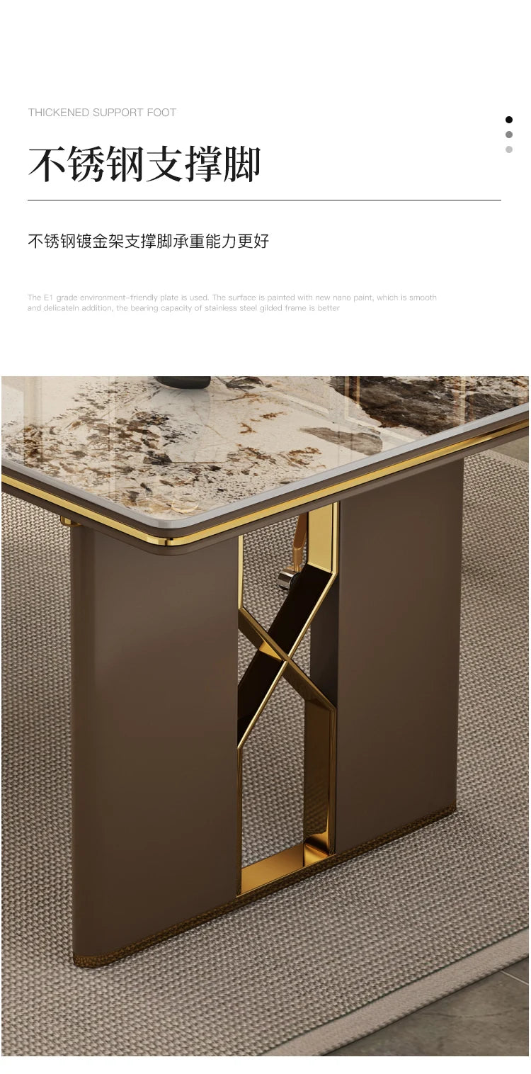 Contemporary Luxury Sedentary Desk Spacious Office Desk Table Standing Design Ideal Modern Workspaces Bureau Home Accessories