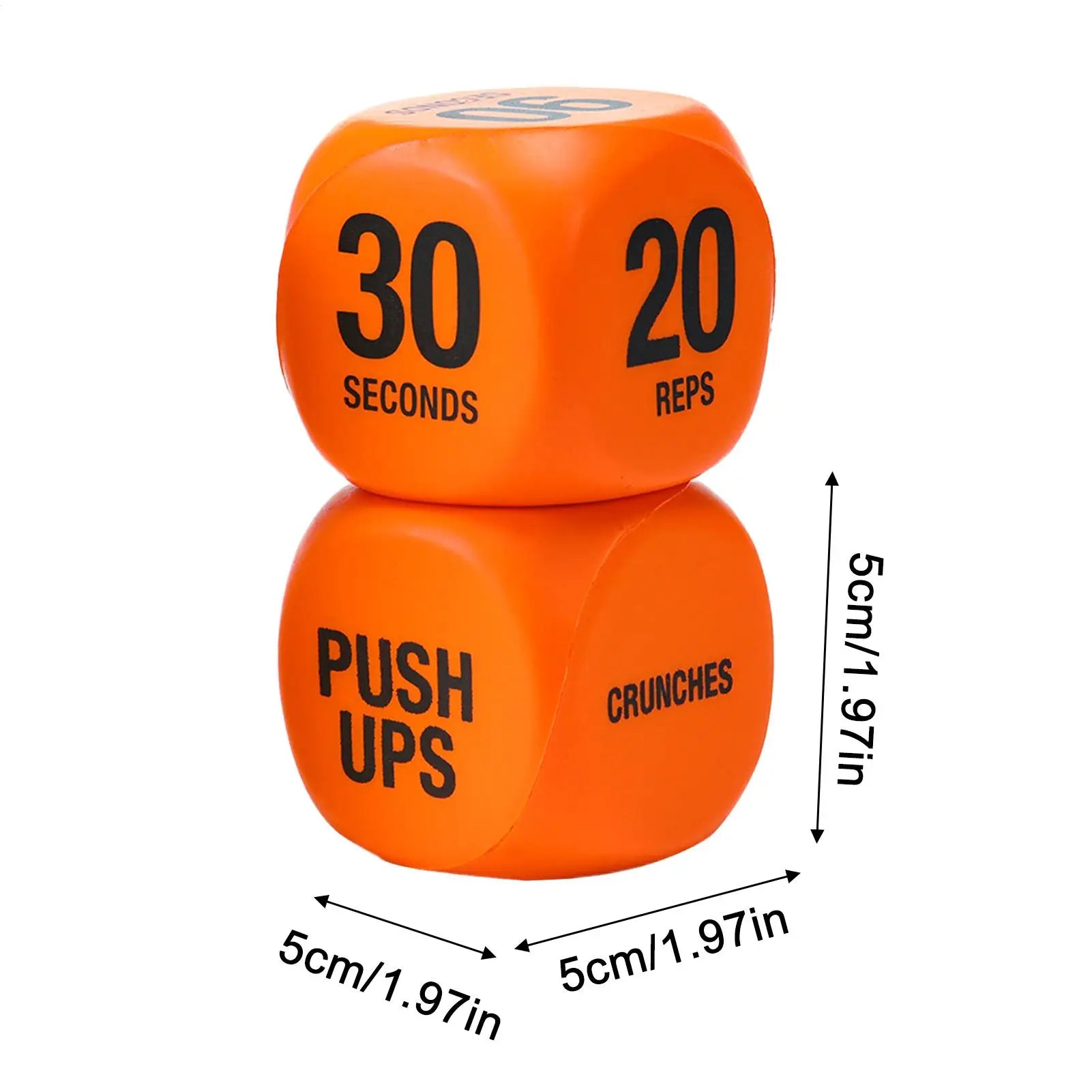 Fitness Exercise Dice Funny Gym Exercise Dice Game High Strength Training Equipment  for Stilt Jumps and Push-ups Home Gym