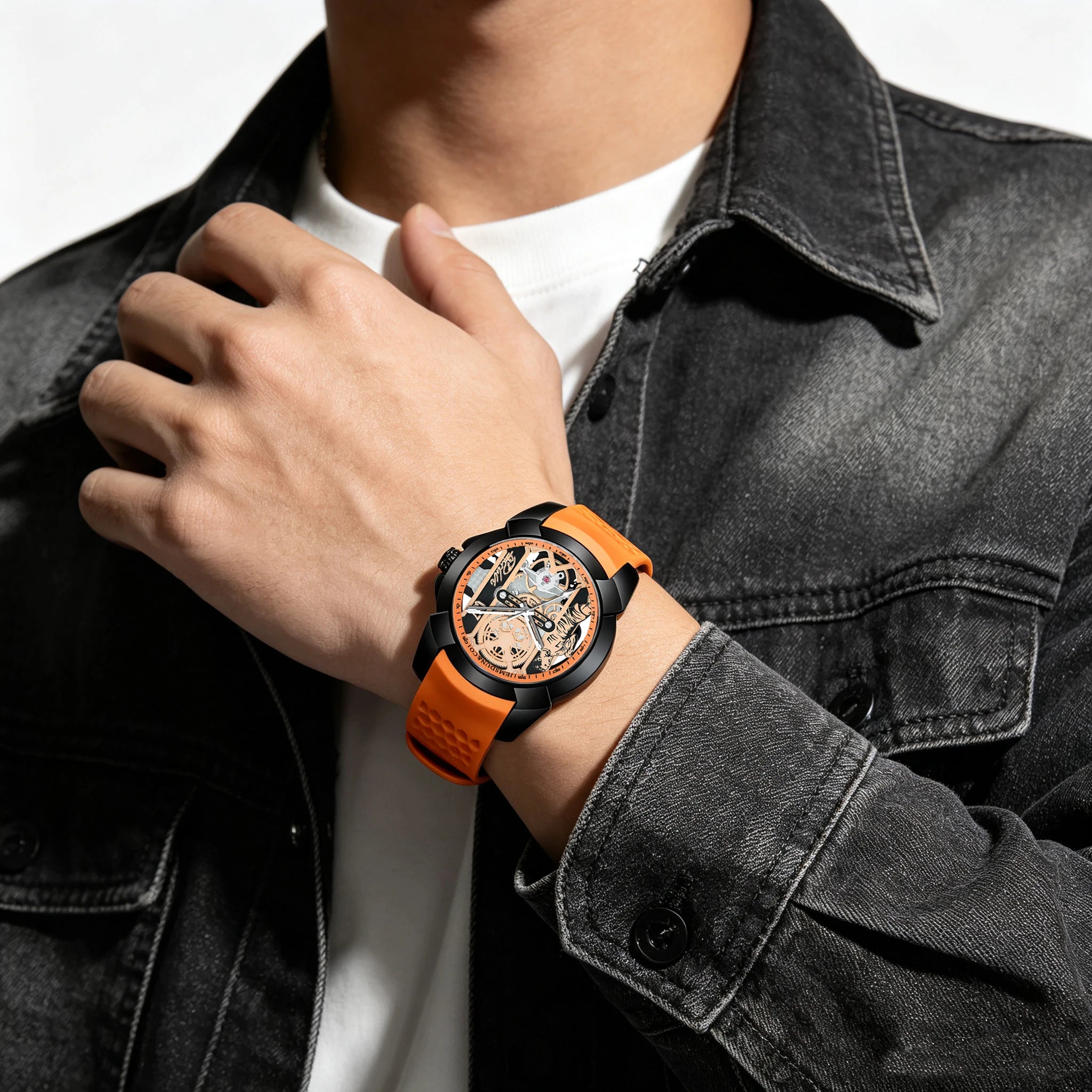 New Trendy Men's Fashion Watches, Exquisite Design, Stylish and High-End Fashion Sports Wristwatches, Suitable for Everyday Wear. Suitable for Men.
