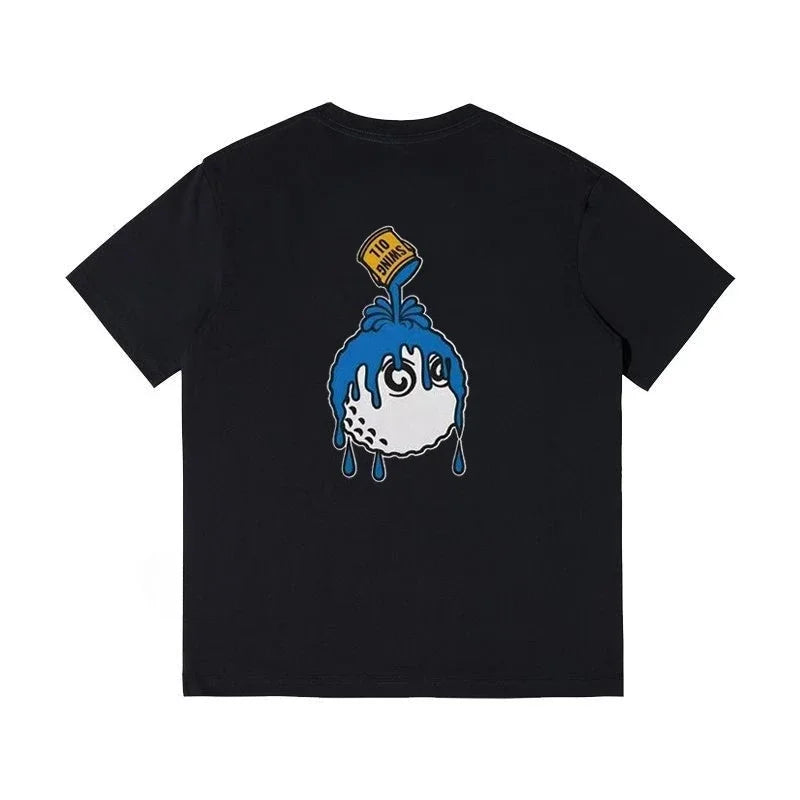 Golf Fashion Trend T-shirt Unisex New Funny Pattern Pure Cotton Breathable Comfortable Harajuku Cartoon Nightdresses Women