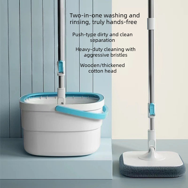 Clean and Dirty Water Separation Rotary Mop, No Need for Manual Cleaning, Quickly and Neatly Completes Home Cleaning