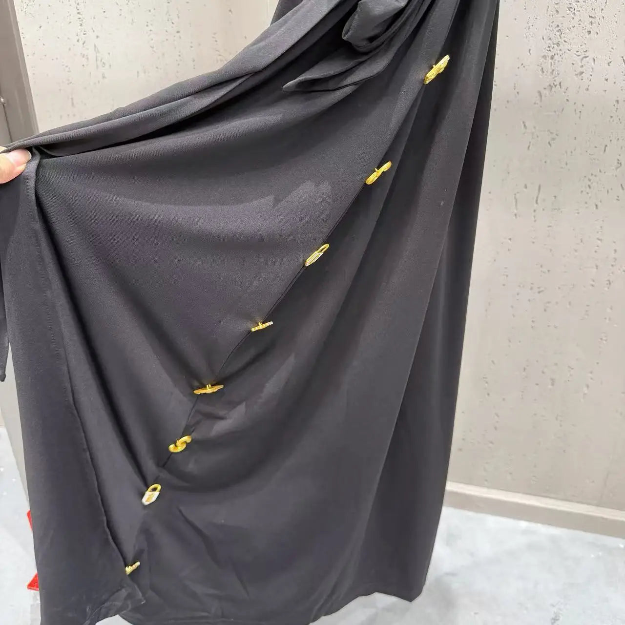 High Street Fashion Heavy Industry Metal DressWomen's New Style Lace Up Waist Elegant Temperament Long Dress
