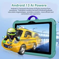 7 Inch Kids Tablet PC with Android 13 Quad Core 4GB RAM 64GB ROM Educational Learning Children's Favorite Cheap Simple Design
