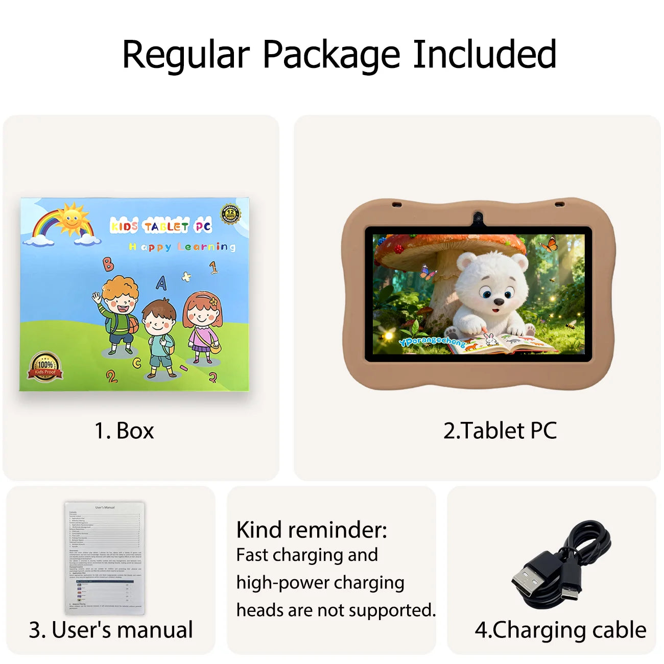 Kids Tablet 7 inch, Children Tablet with Parent Control,dual cameras, children's gifts for Christmas and birthday.Pink