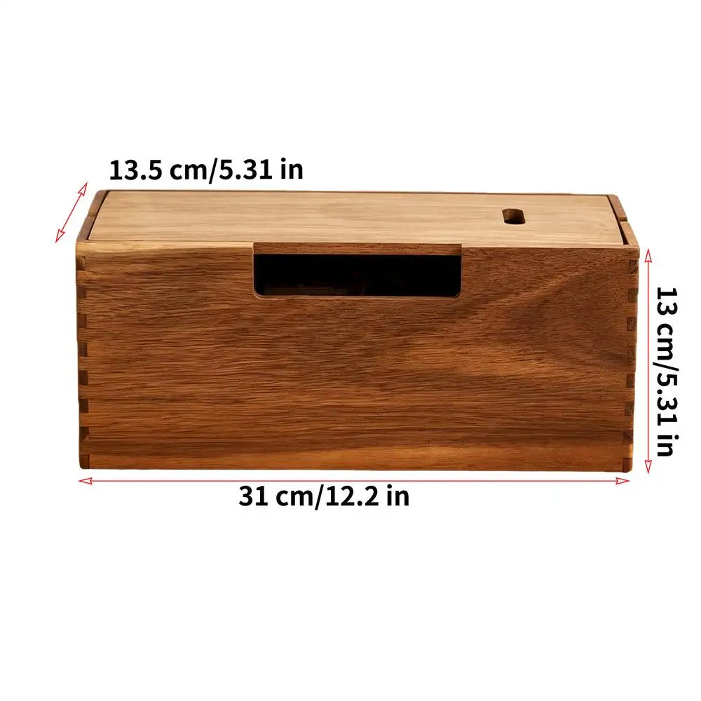 Cord Organizer Box Storage Box Large Capacity Data plug board Storage Box Desktop Cable Management Box Router Bracket