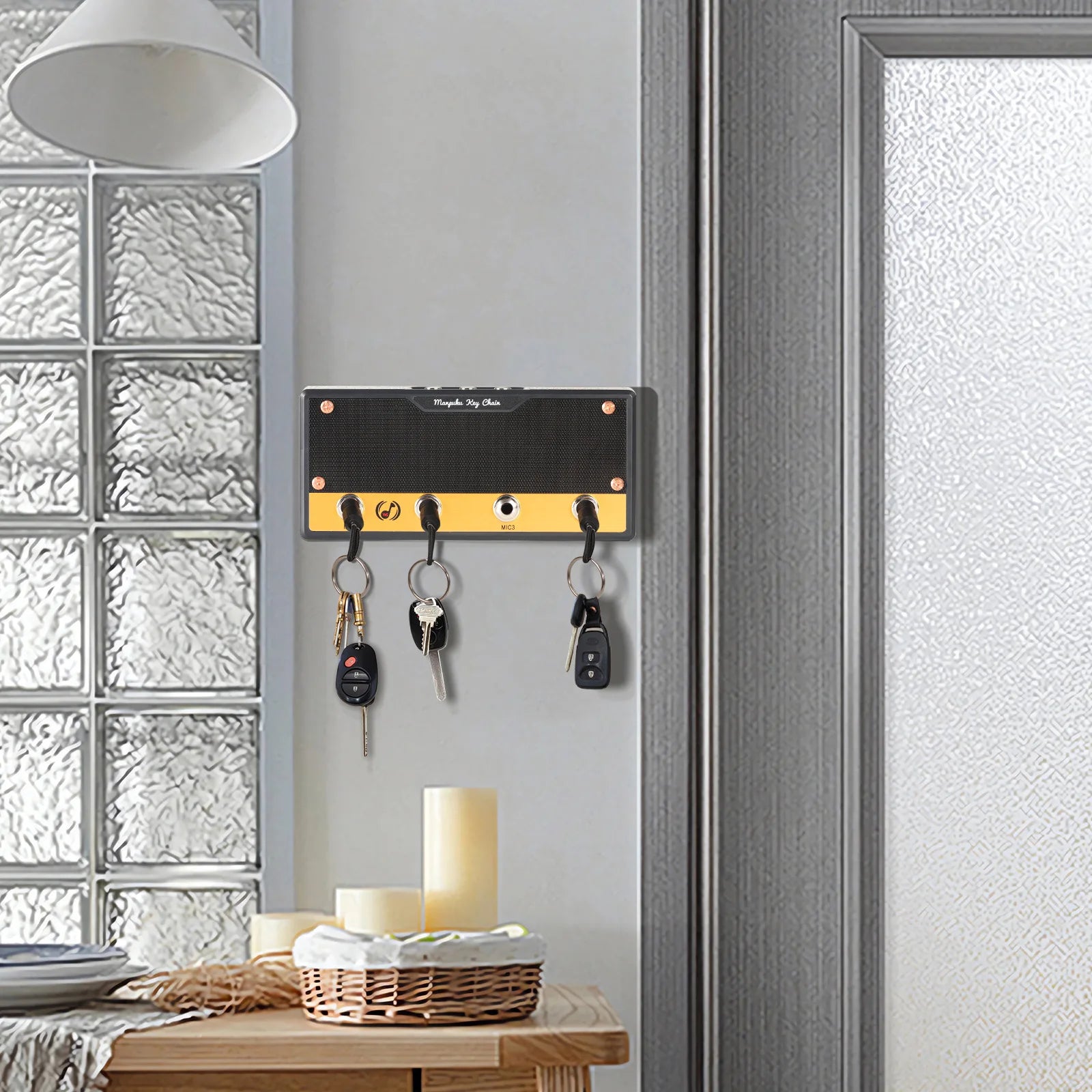 Key Organizer Rack, Key Holder, Bedroom, Bathroom, Living Room, Individual Key Storage for Home and Office