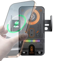 Wireless Phone Charger for Car 15W Fast Charging Air Vent Cradles Auto Clamping Phone Holders for Music Control Video Streaming