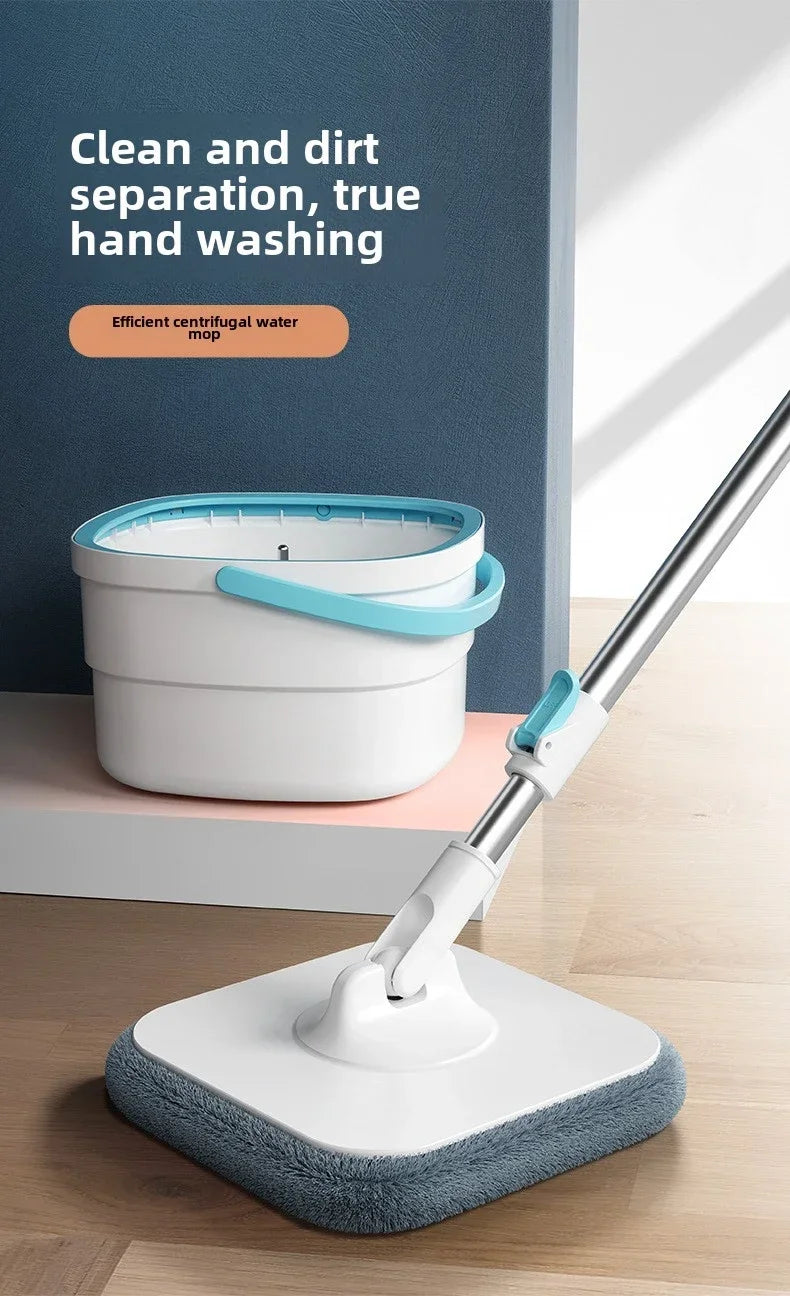 Clean and Dirty Water Separation Rotary Mop, No Need for Manual Cleaning, Quickly and Neatly Completes Home Cleaning