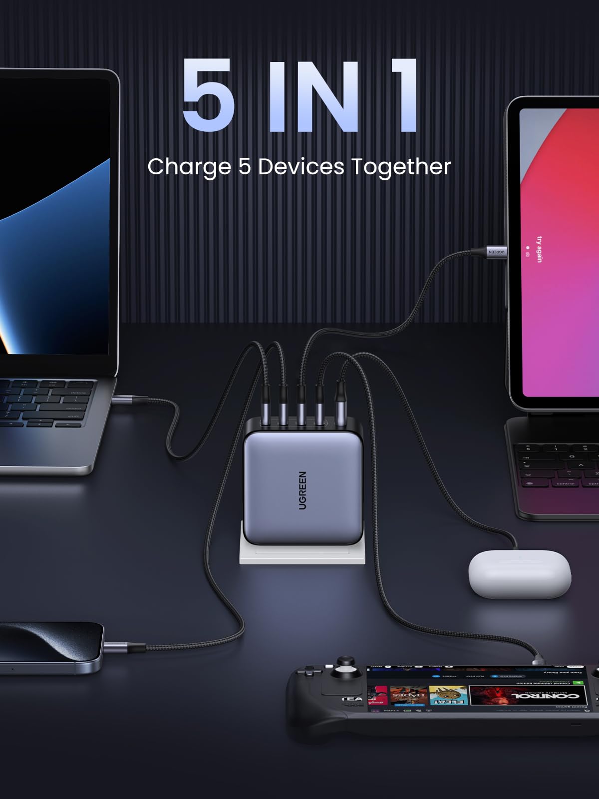 UGREEN 100W USB-C GaN Changer