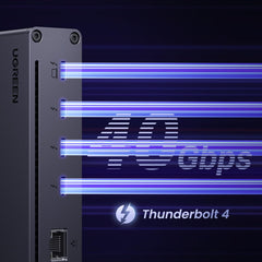 8-in-1 Thunderbolt Docking Station + USB-C Cable